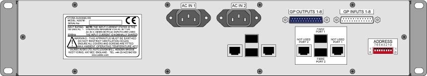 Calrec Hydra2 AD5781 - Rear-Panel-View - Synthax Audio UK